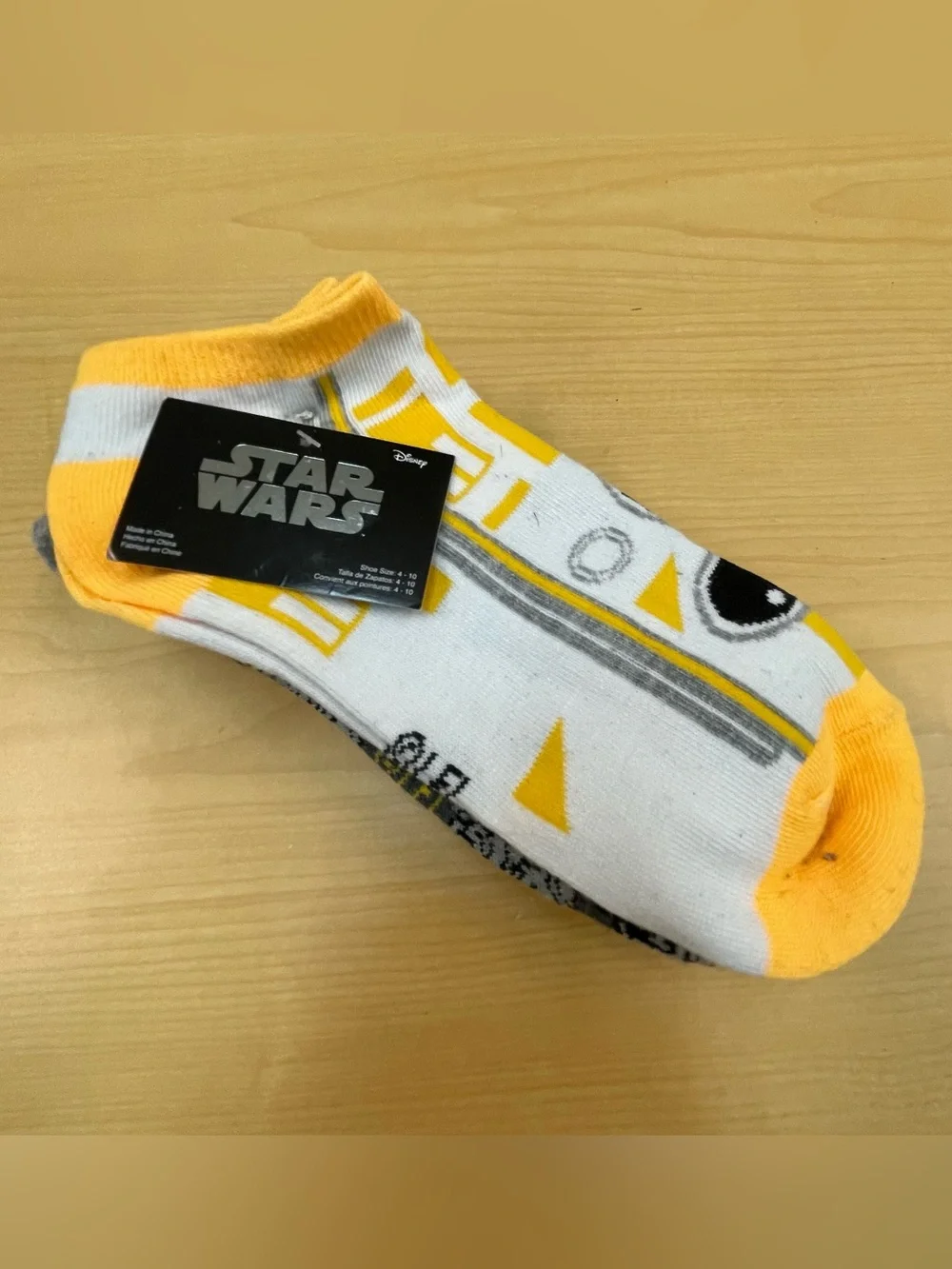 Star Wars BB8 - 6 - Pk Low-Cut Socks - Size 4-10